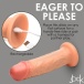 Jock - 8" Real Skin Vibro Dildo - Flesh photo-10