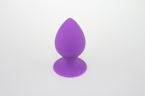 MT - 矽膠後庭塞 65x42mm - 紫色 照片