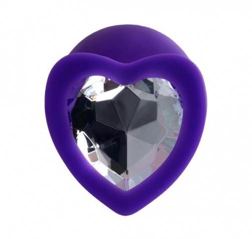 ToDo - 心型钻石后庭塞 中码 - 紫色 照片