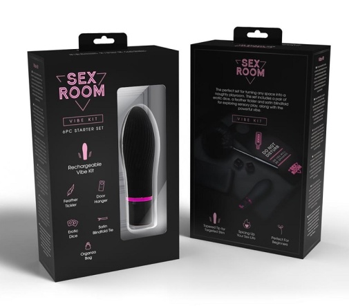 Dreamtoys - Sex Room Vibe Set - Black photo