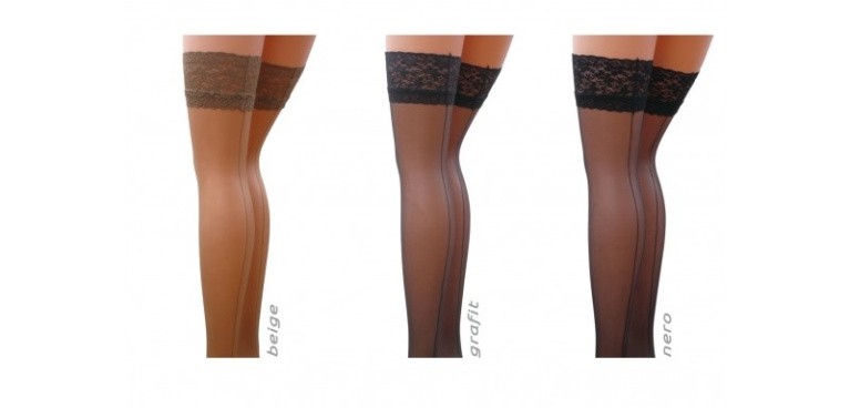 Passion - ST022 Stockings - Grafit - 5 photo