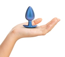 Ouch - Smooth Anal Plug L - Metalic Blue photo