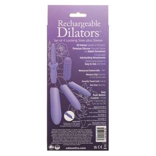 CEN - Dr. Laura Berman Vibro Dilator Set - Purple photo