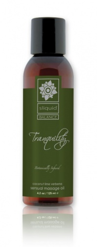 Sliquid  - Tranquility 有香味按摩油 含椰子、青檸和馬鞭草 - 125ml 照片