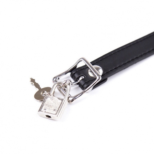 A-One - Mouthpiece with Lock Key - Black photo
