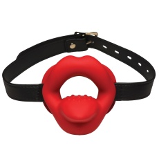 Master Series - Vibro Sissy Mouth Gag - Red photo