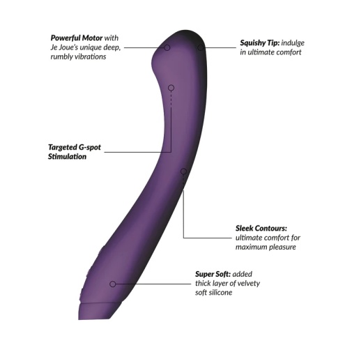 Je Joue - Juno G-Spot Vibrator - Purple photo