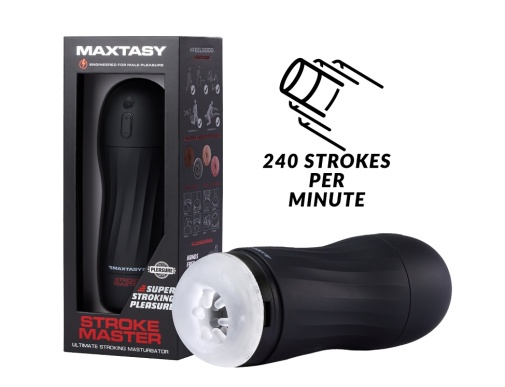 Maxtasy - Stroke Master Standard Masturbator - Clear photo