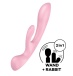 Satisfyer - Triple Oh Rabbit Vibrator - Pink photo-2