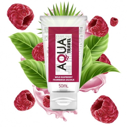 Aqua Travel - Wild Raspberry Water-Based Lube - 50ml photo