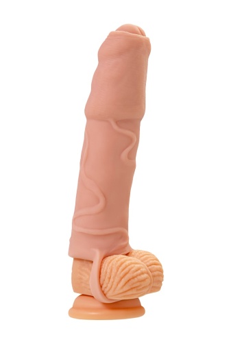 XLover - 16cm Uncut Penis Extender - Flesh  photo