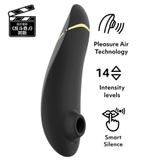 Womanizer - Premium 2 Pleasure Air Stimulator - Black photo