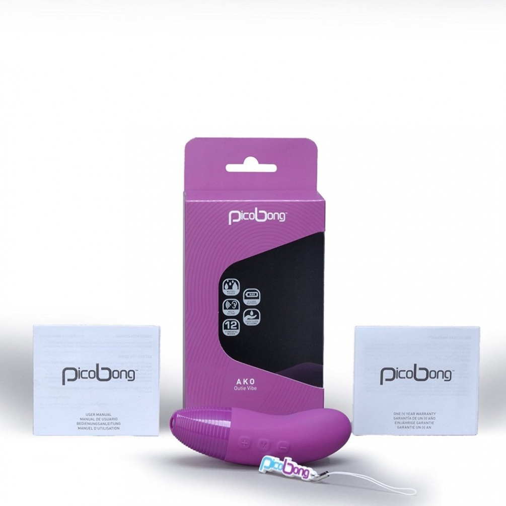 For use in one-play or foreplay, Ako will curl your lips and... PicoBong - Ako - Purple photo-15
