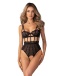 Obsessive - Hersis Crotchless Teddy - Black - L/XL 照片