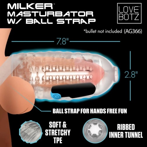 Lovebotz - Milker Masturbator w Ball Strap photo
