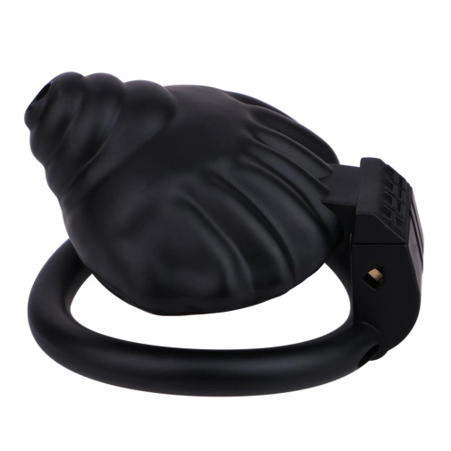 FAAK - Shell Resin Chastity Cage - Black 照片