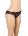 Ohyeah - Floral Lace Panty - Black - M photo-7