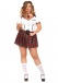 Leg Avenue - Boarding School Costume - Red - 3X-4X photo