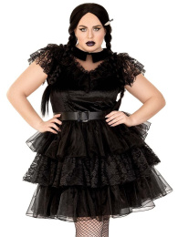Leg Avenue - Raving Rebel Costume - Black - 3X-4X photo