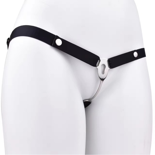 FAAK - Sissy Chasity Belt 12cm - Black photo