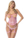 Mapale - 80005 Bustier Set - Pink Romance - S/M 照片-3
