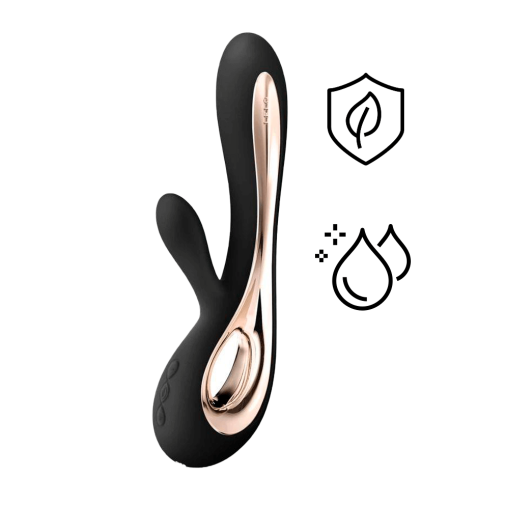 Lelo - Soraya 2 Rabbit Vibrator - Black photo