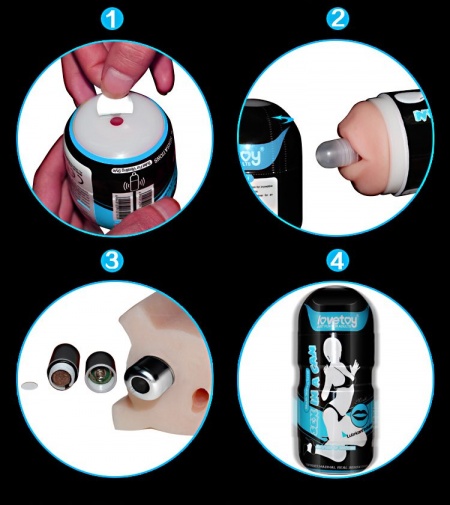 Lovetoy - Sex In A Can Vibra Mouth Masturbator photo