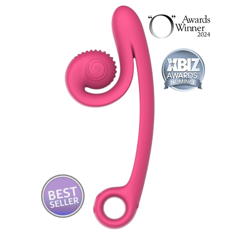 Discover the SVibe Curve, featuring an ergonomic shape for G... SVibe - Snail Curve Vibrator - Pink photo-2