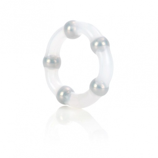 CEN - Metallic Bead Ring - Clear photo