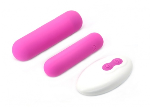 Akposh - 子弹震动器连遥控 - 粉红色 照片