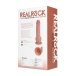 RealRock - 8" 旋轉震動仿真假陽具 連陰囊 - 焦糖色 照片-8
