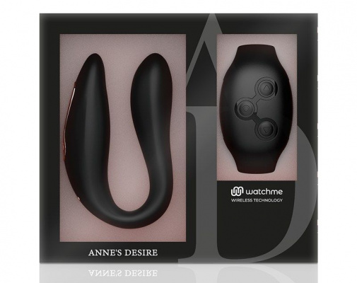 Anne's Desire - 情侶共震器連無線遙控手錶 - 黑色 照片