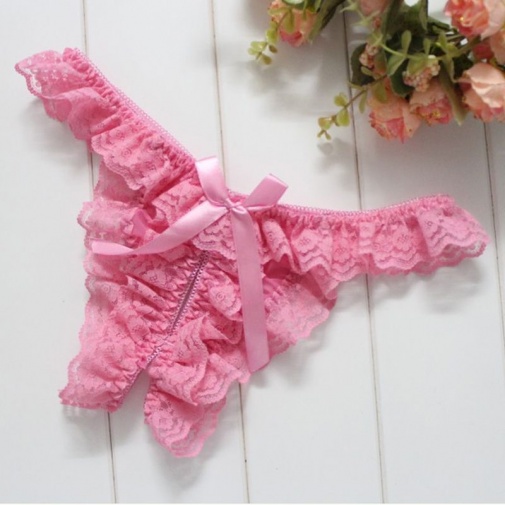 SB - 丁字裤 T115 - 粉红色 照片
