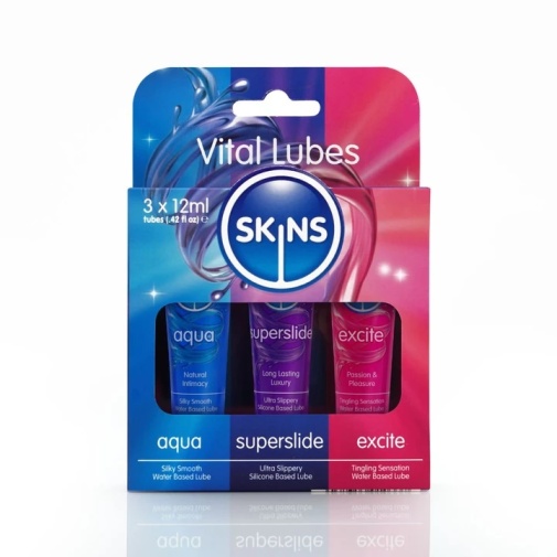 Skins - Vital Lubes - 3x12ml photo