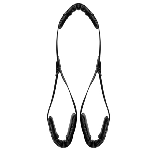 Ouch - Padded Thigh Sling w Adjustable Straps - Black 照片