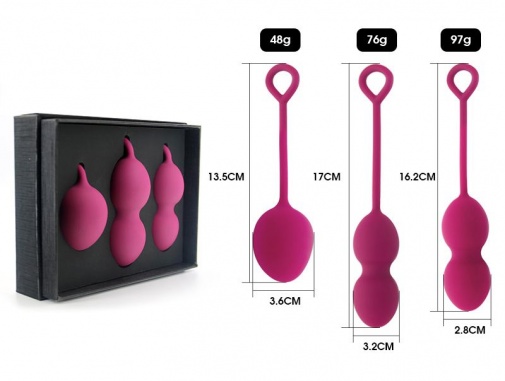 Akposh - Luxury Kegel Ball - Dark Red photo