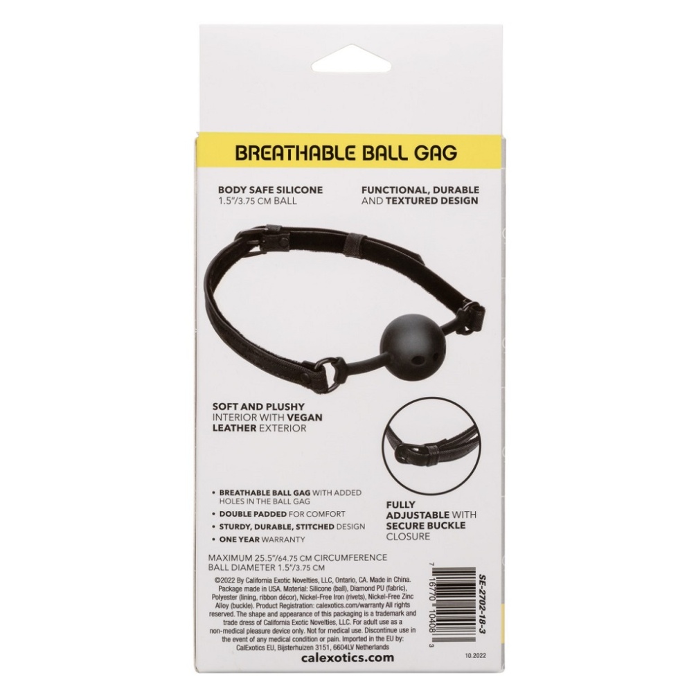 CEN - Boundless Breathable Ball Gag - Black photo-10