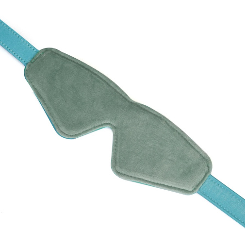 Liebe Seele - Lamb Leather Blindfold - Blue 照片