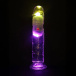 RealRock - 7" LED Vibro Dildo - Clear 照片-11