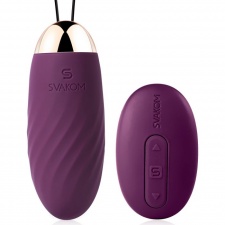 SVAKOM - Elmer Remote Control Egg Vibrator - Violet