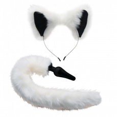 Tailz - 狐狸尾巴及耳朵套裝 - 白色 照片