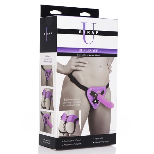 Strap U - Burlesque Strap-On Harness - Purple 照片