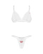 Obsessive - Weddya Bride Crotchless 3 pcs Set - White - L/XL photo-6