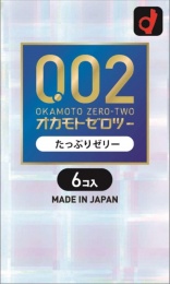 Okamoto - Unified Thinness 0.02EX Plenty of Jelly (Japan) 6's Pack photo