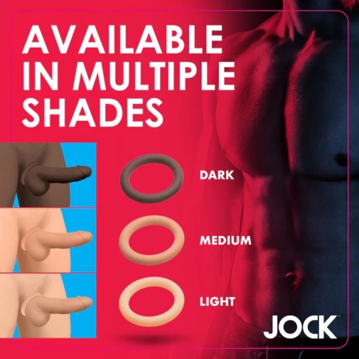 Jock - Cock Ring Set - Dark photo