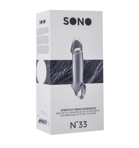 Sono - #33 Stretchy Extension Sleeve - Clear photo