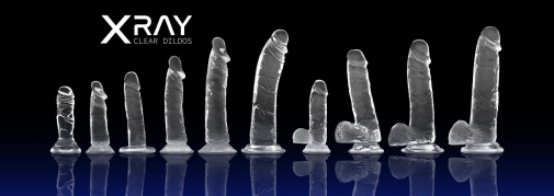 X Ray - 18cm Realictic Dildo - Clear photo