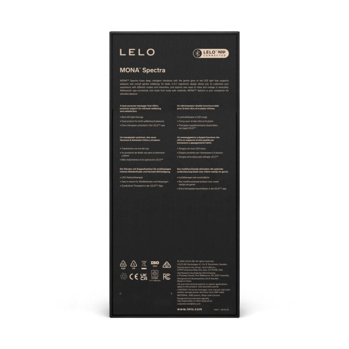 Lelo - Mona Spectra APP LED G-Spot Vibrator - White photo