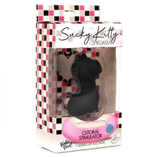 Inmi - Shegasm Sucky Kitty Clit Stimulator - Black photo