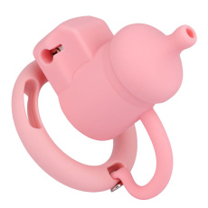 FAAK - Silicone Chastity Cage 121 - Pink 照片